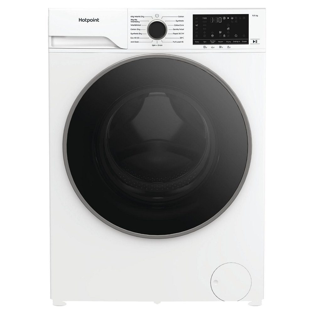 Hotpoint  9kg/6kg Anti-Stain Washer Dryer HBD9681ANTSTAIN - White