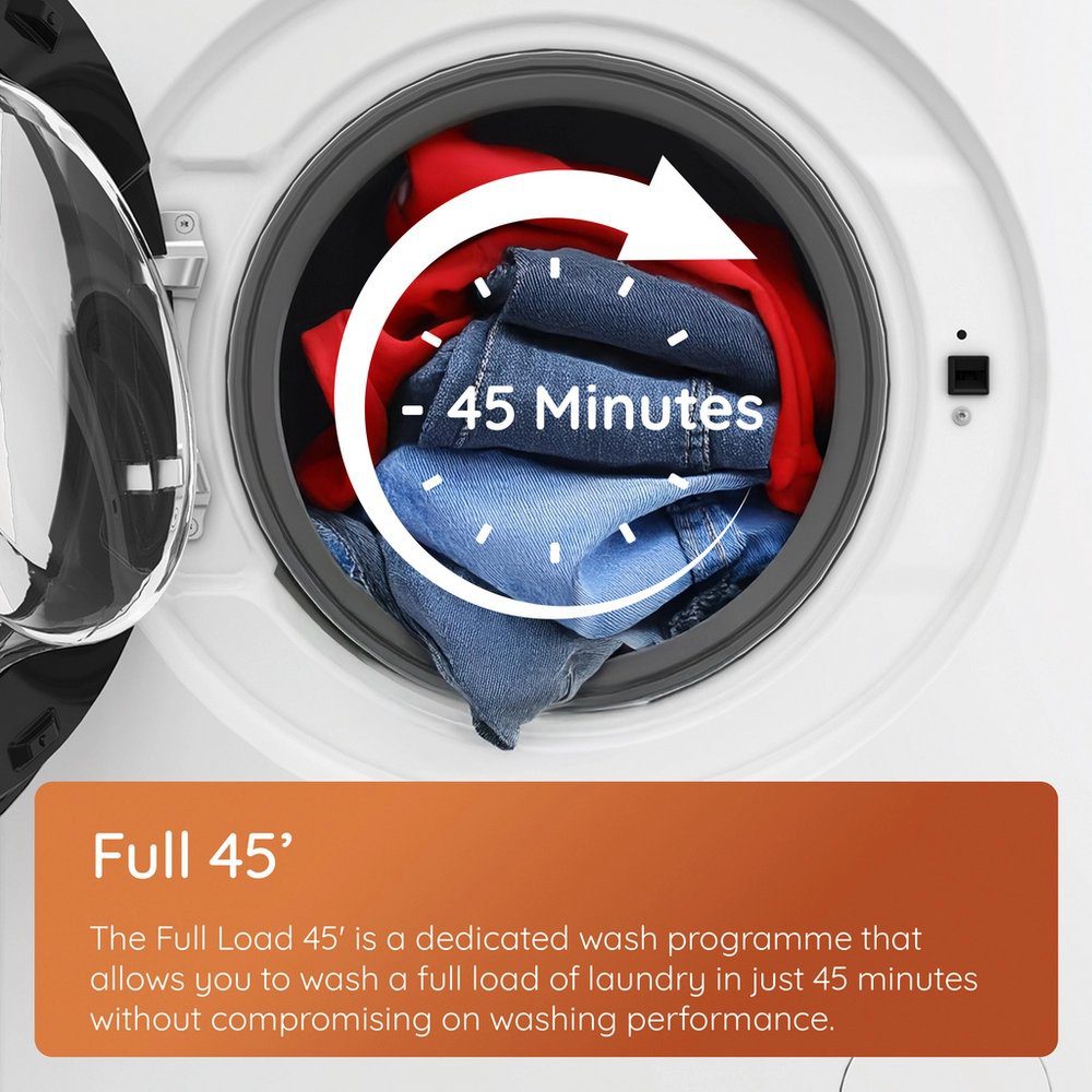Hotpoint 9kg Washing Machine 1400rpm HBWH 93 CARE UK - White Hotpoint 9kg Washing Machine 1400rpm HBWH 93 CARE UK - White