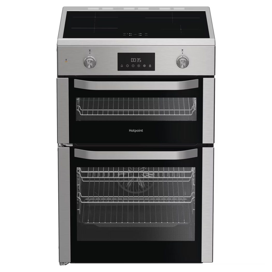 Hotpoint 60cm Freestanding Induction Cooker HDE6IDC2X - STAINLESS STEEL Hotpoint 60cm Freestanding Induction Cooker HDE6IDC2X - STAINLESS STEEL