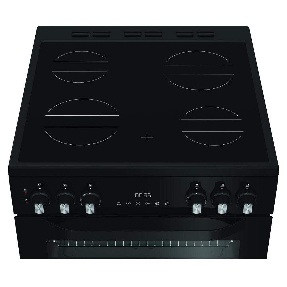 Hotpoint 60cm Freestanding Electric Ceramic Cooker HDE6VDC2B1 - Black Hotpoint 60cm Freestanding Electric Ceramic Cooker HDE6VDC2B1 - Black