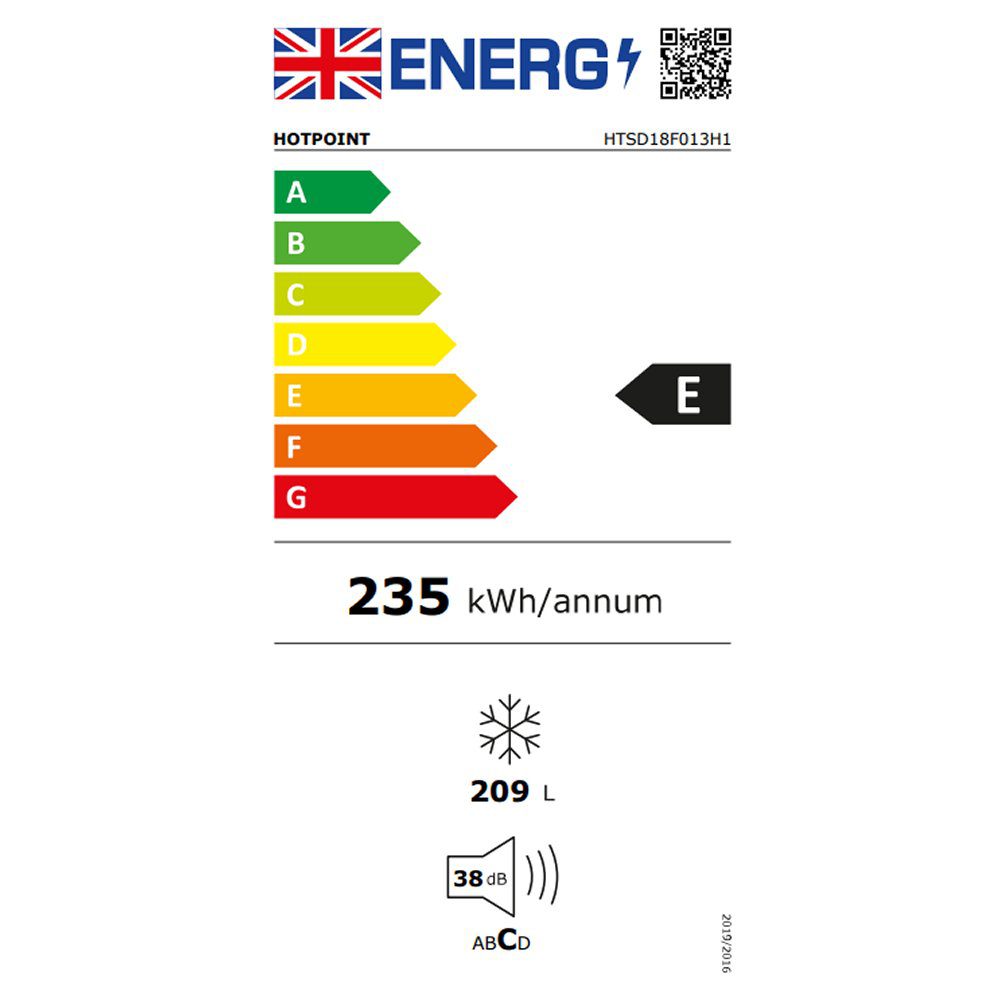 Hotpoint 177cm Integrated In Column Frost Free Freezer HTSD18F013H1 Hotpoint 177cm Integrated In Column Frost Free Freezer HTSD18F013H1