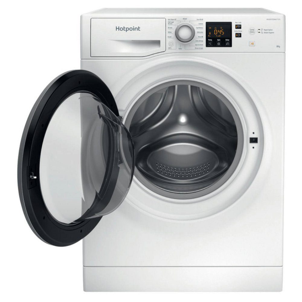 Hotpoint 8kg Washing Machine 1400rpm NSWE846WSUK - White Hotpoint 8kg Washing Machine 1400rpm NSWE846WSUK - White