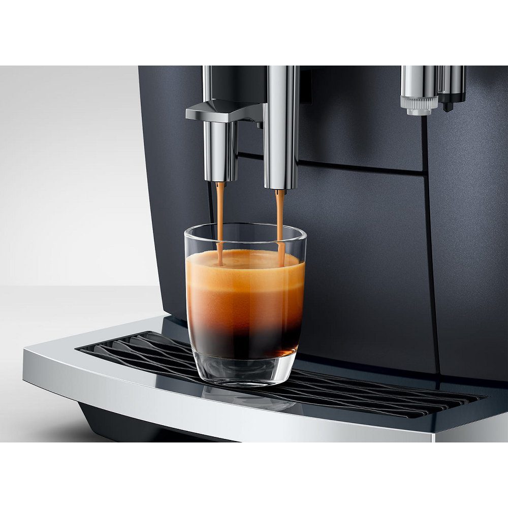 Jura E8 Cosmic Black Freestanding Fully Automatic Coffee Machine 15749 - Black Jura E8 Cosmic Black Freestanding Fully Automatic Coffee Machine 15749 - Black