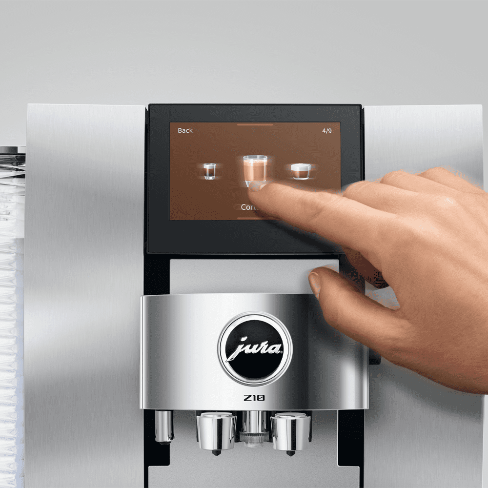 Jura Z10 Aluminium White 15360 Freestanding Fully Automatic Coffee Machine 15360 - Aluminium Jura Z10 Aluminium White 15360 Freestanding Fully Automatic Coffee Machine 15360 - Aluminium