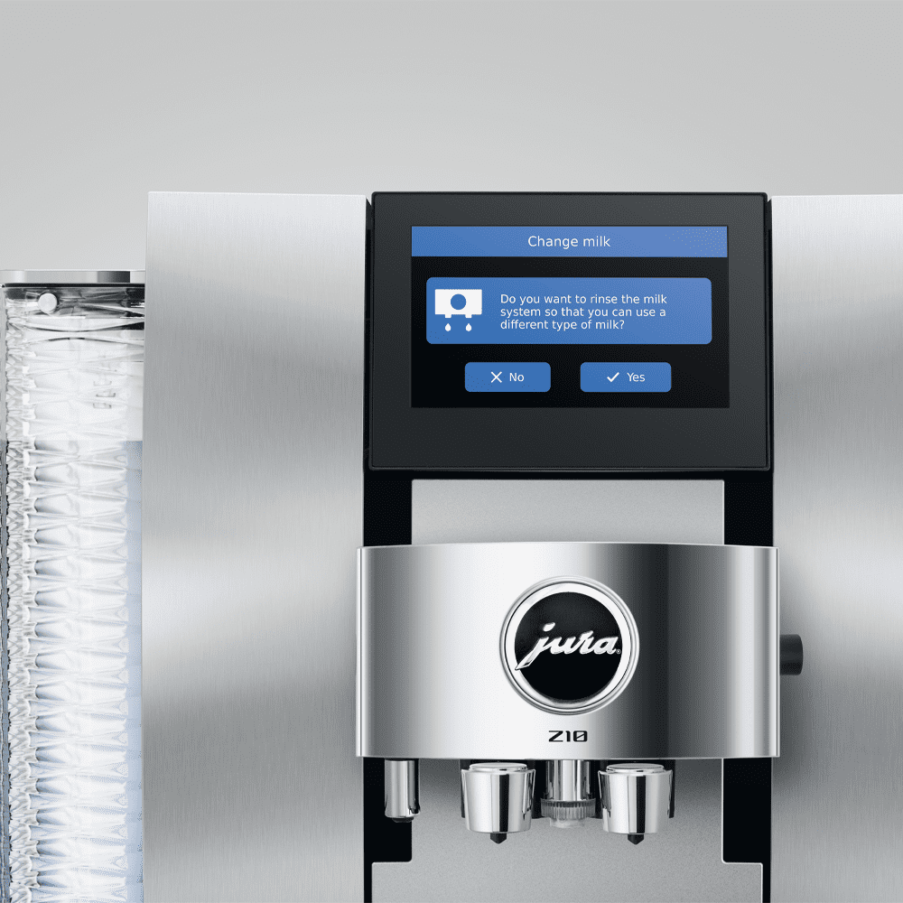 Jura Z10 Aluminium White 15360 Freestanding Fully Automatic Coffee Machine 15360 - Aluminium Jura Z10 Aluminium White 15360 Freestanding Fully Automatic Coffee Machine 15360 - Aluminium