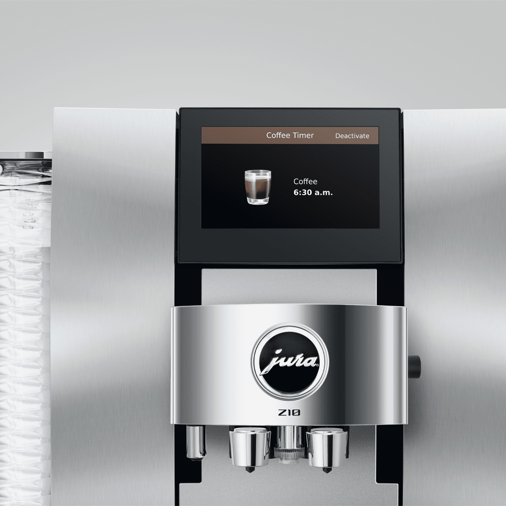 Jura Z10 Aluminium White 15360 Freestanding Fully Automatic Coffee Machine 15360 - Aluminium Jura Z10 Aluminium White 15360 Freestanding Fully Automatic Coffee Machine 15360 - Aluminium
