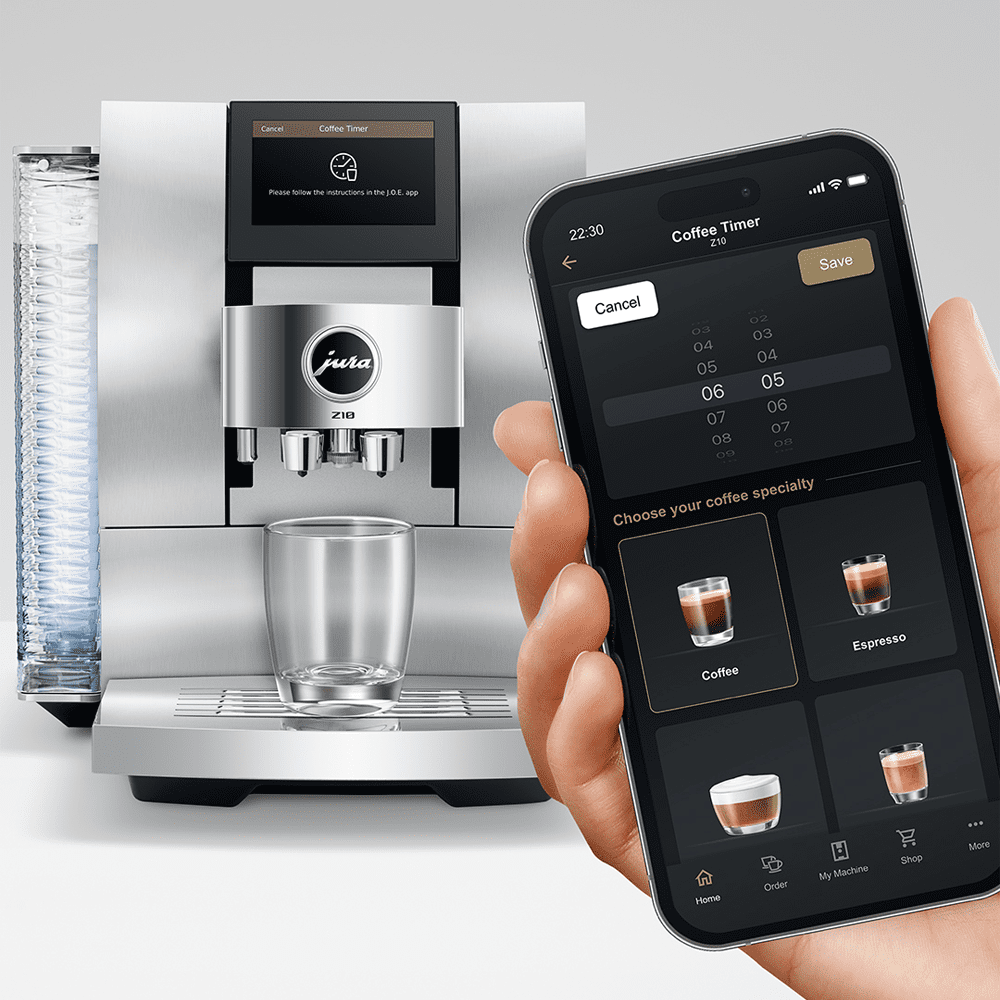 Jura Z10 Aluminium White 15360 Freestanding Fully Automatic Coffee Machine 15360 - Aluminium Jura Z10 Aluminium White 15360 Freestanding Fully Automatic Coffee Machine 15360 - Aluminium