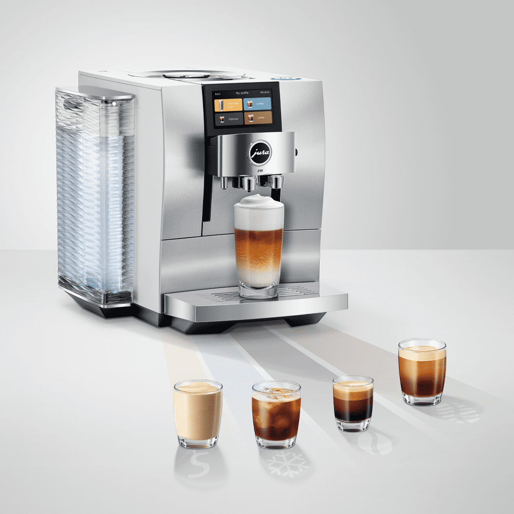 Jura Z10 Aluminium White 15360 Freestanding Fully Automatic Coffee Machine 15360 - Aluminium Jura Z10 Aluminium White 15360 Freestanding Fully Automatic Coffee Machine 15360 - Aluminium