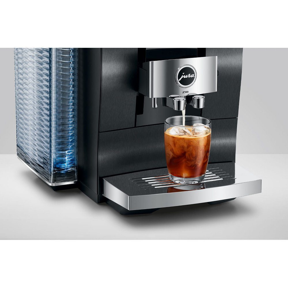 Jura Z10 Aluminium Black Freestanding Fully Automatic Coffee Machine 15703 - Black Jura Z10 Aluminium Black Freestanding Fully Automatic Coffee Machine 15703 - Black