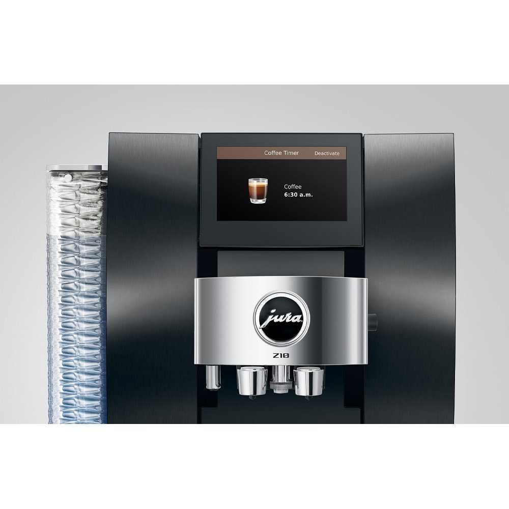 Jura Z10 Aluminium Black Freestanding Fully Automatic Coffee Machine 15703 - Black Jura Z10 Aluminium Black Freestanding Fully Automatic Coffee Machine 15703 - Black