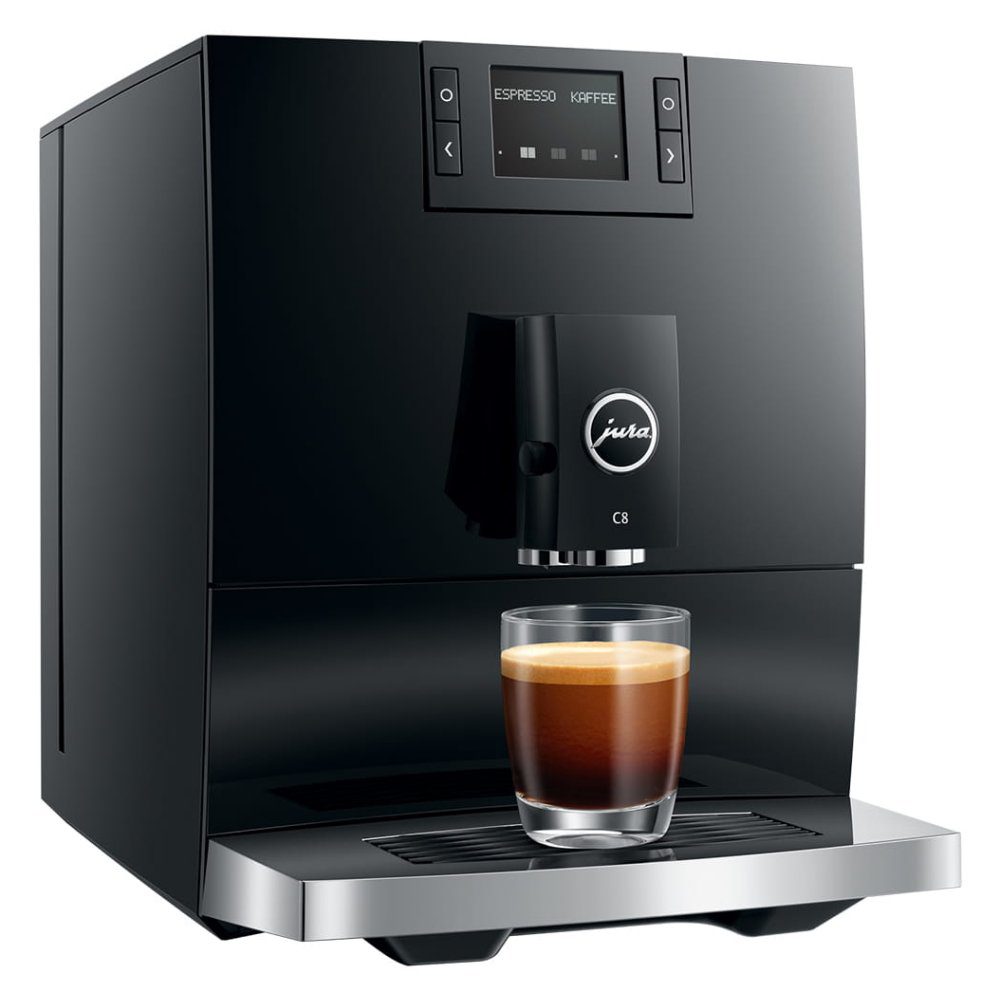 Jura C8 Piano Black Freestanding Fully Automatic Coffee Machine 15690 - Black Jura C8 Piano Black Freestanding Fully Automatic Coffee Machine 15690 - Black