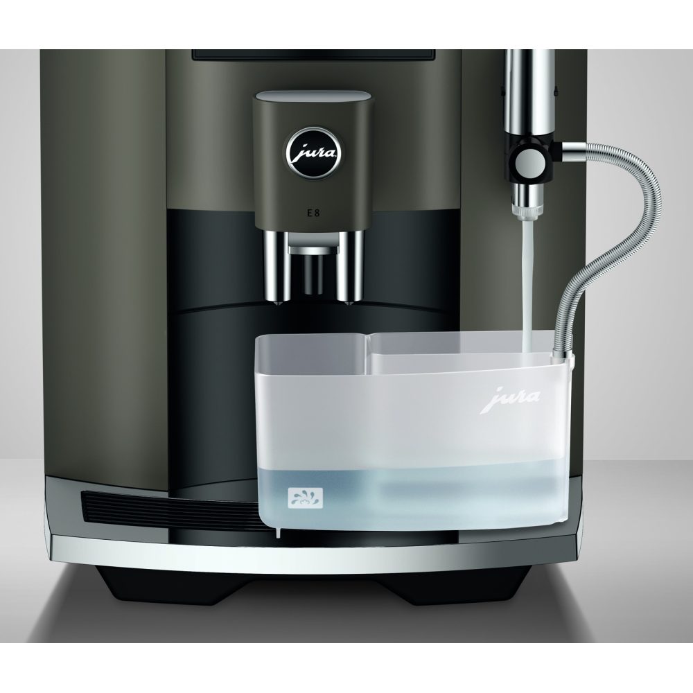 Jura 15583 Freestanding Fully Automatic Coffee Machine E8 DARK INOX - Dark Inox Jura 15583 Freestanding Fully Automatic Coffee Machine E8 DARK INOX - Dark Inox