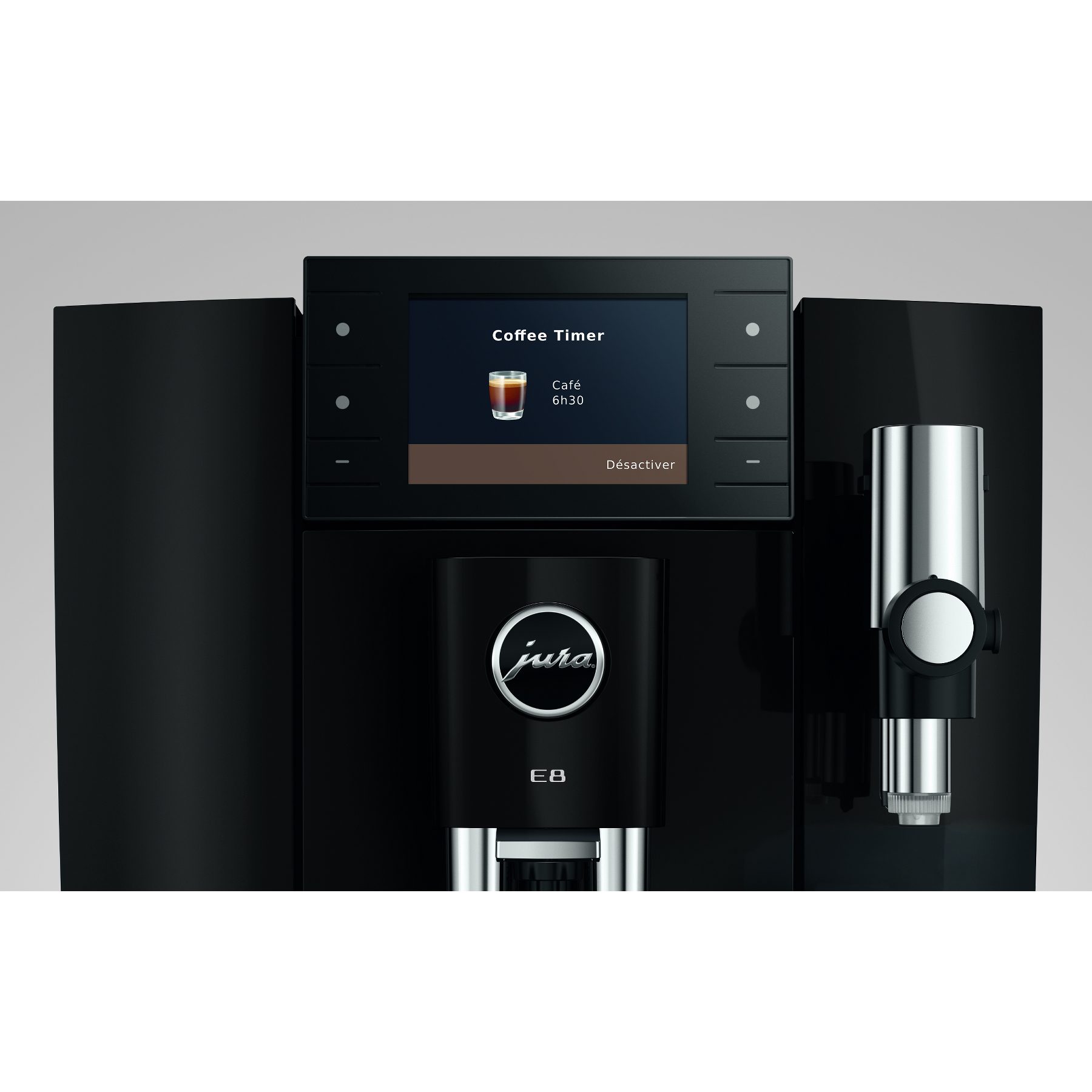 Jura E8 Piano Black Freestanding Fully Automatic Coffee Machine 15661 - Black Jura E8 Piano Black Freestanding Fully Automatic Coffee Machine 15661 - Black