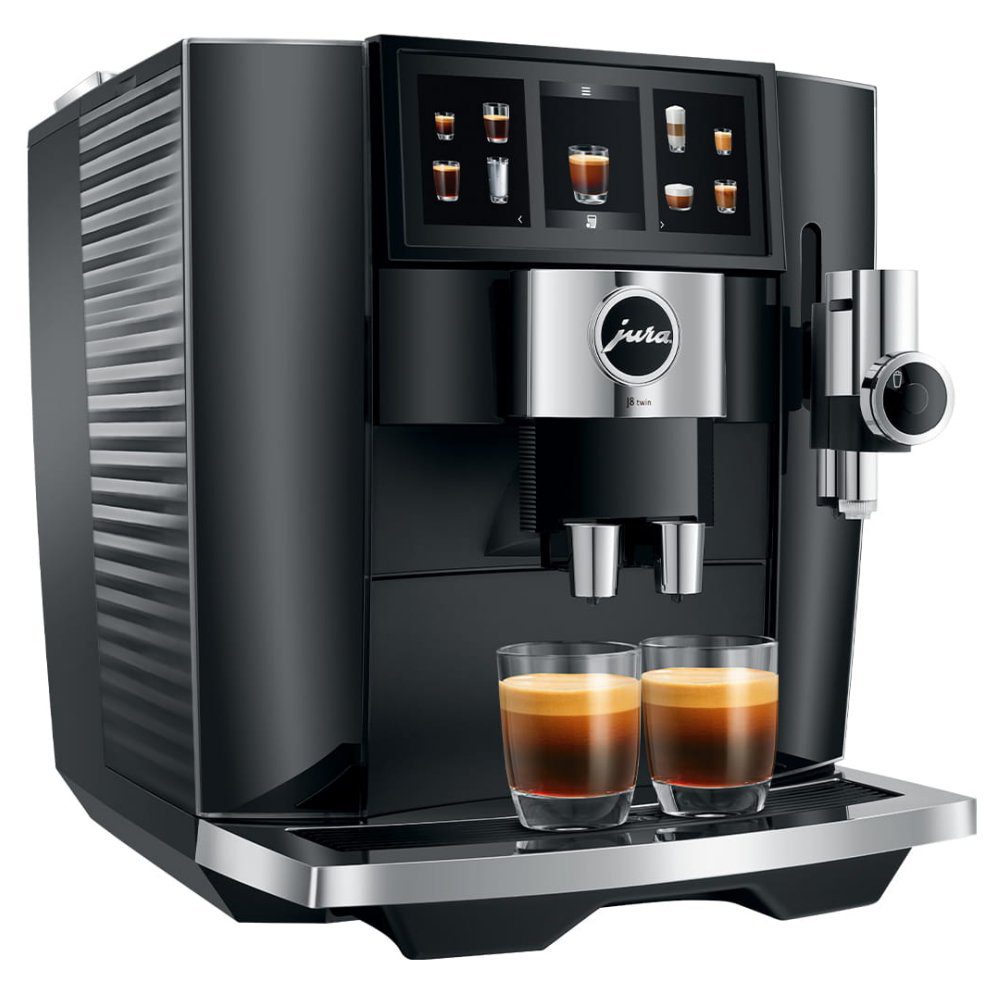 Jura J8 TWIN Freestanding Fully Automatic Coffee Machine 15659 - Black