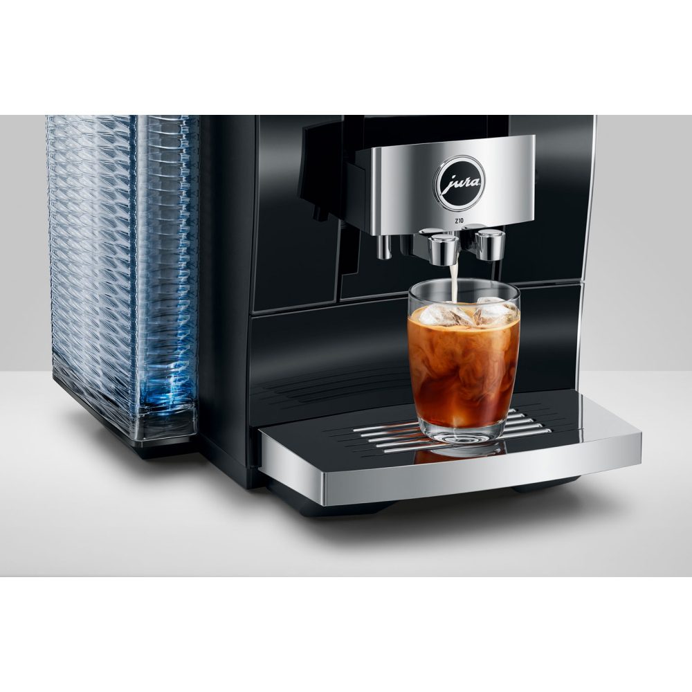 Jura 15423 Freestanding Fully Automatic Coffee Machine Z10 DIAMOND Black - Black Jura 15423 Freestanding Fully Automatic Coffee Machine Z10 DIAMOND Black - Black