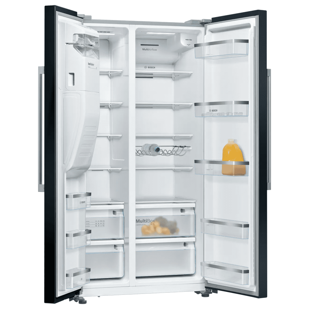 Bosch Series 6 American Fridge Freezer Ice & Water KAD93ABEP - Black Bosch Series 6 American Fridge Freezer Ice & Water KAD93ABEP - Black