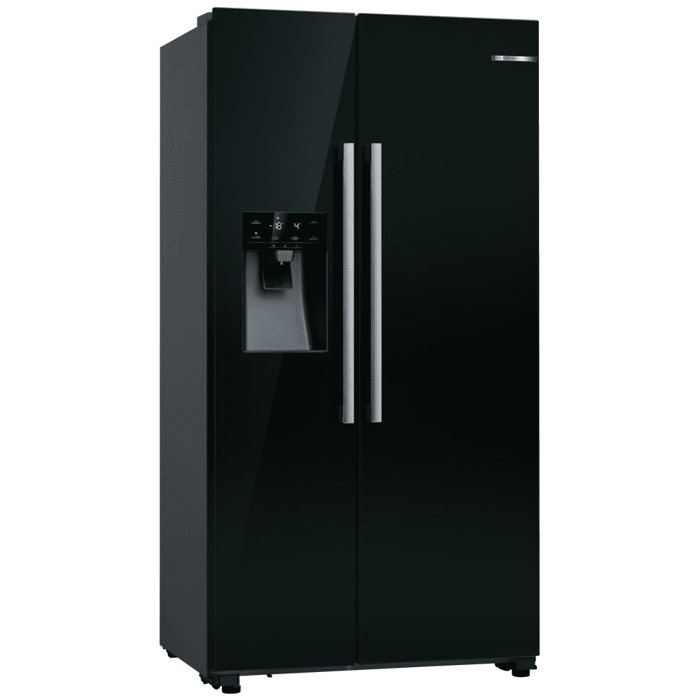 Bosch  Series 6 American Fridge Freezer Ice & Water KAD93ABEP - Black