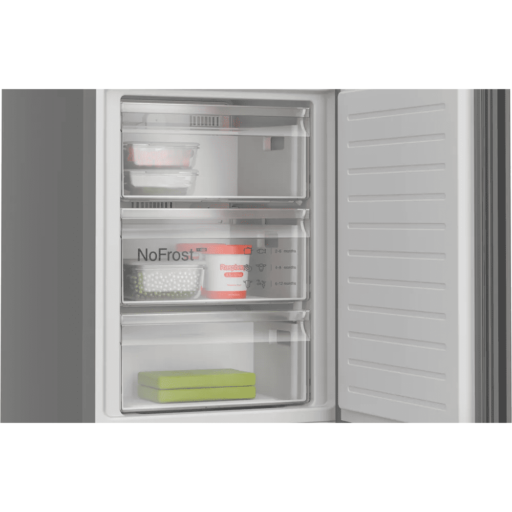 Bosch 60cm Series 4 Frost Free Fridge Freezer KGN39OCAFG - Cast Iron Bosch 60cm Series 4 Frost Free Fridge Freezer KGN39OCAFG - Cast Iron