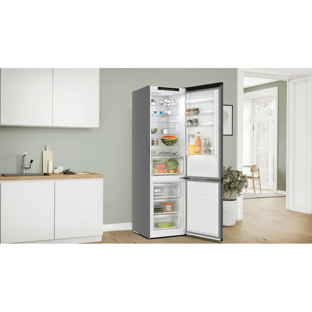 Bosch 60cm Series 4 Frost Free Fridge Freezer KGN39OCAFG - Cast Iron Bosch 60cm Series 4 Frost Free Fridge Freezer KGN39OCAFG - Cast Iron