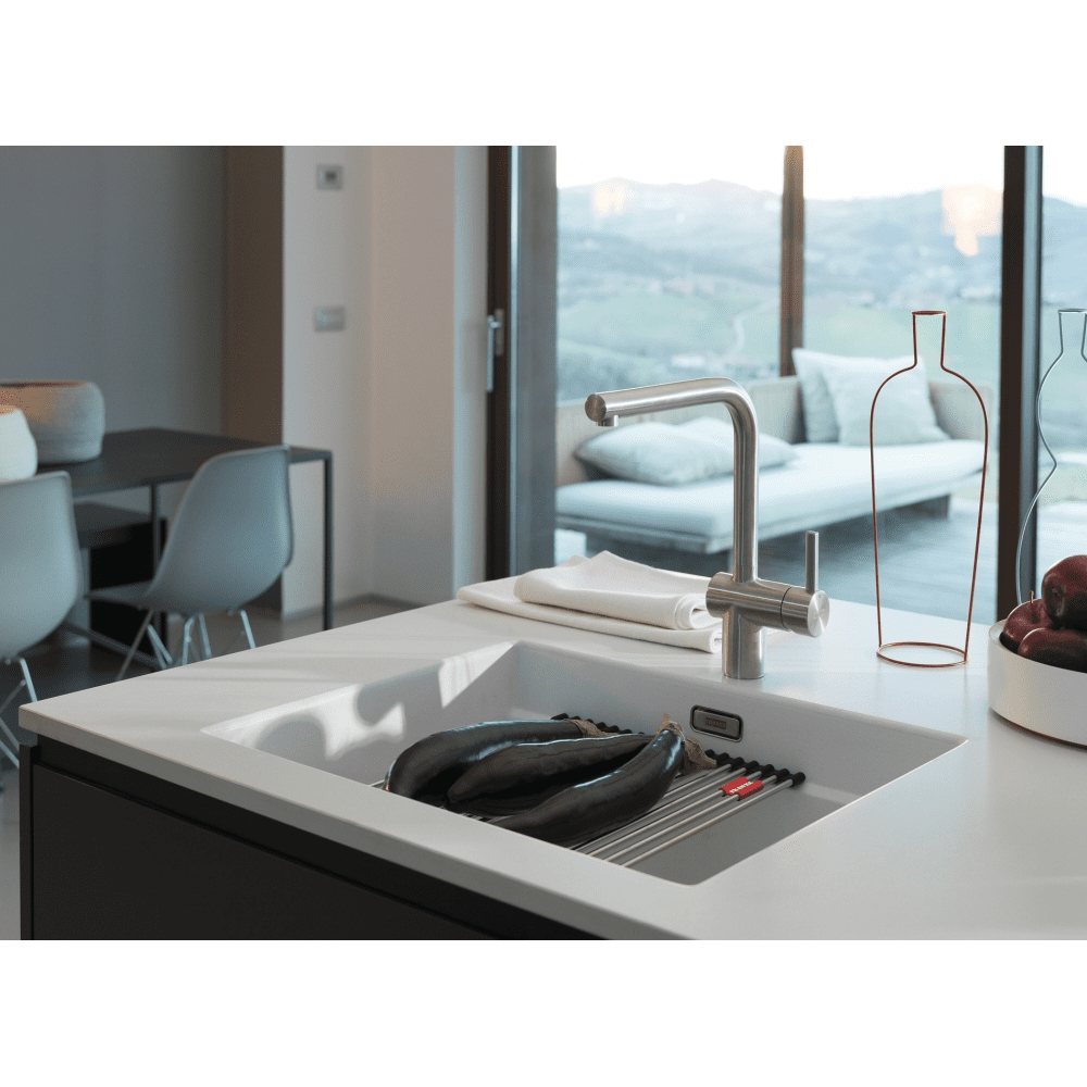 Franke Kubus Fragranite Single Bowl Undermount Sink 125.0633.725 - White Franke Kubus Fragranite Single Bowl Undermount Sink 125.0633.725 - White