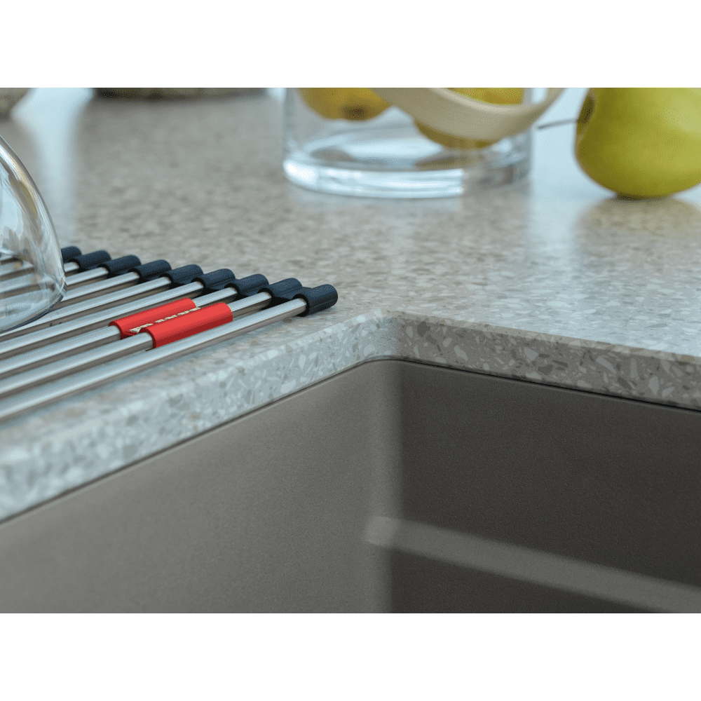 Franke Kubus Fragranite 1.5 Bowl Undermount Sink 125.0633.287 - Stone Grey Franke Kubus Fragranite 1.5 Bowl Undermount Sink 125.0633.287 - Stone Grey