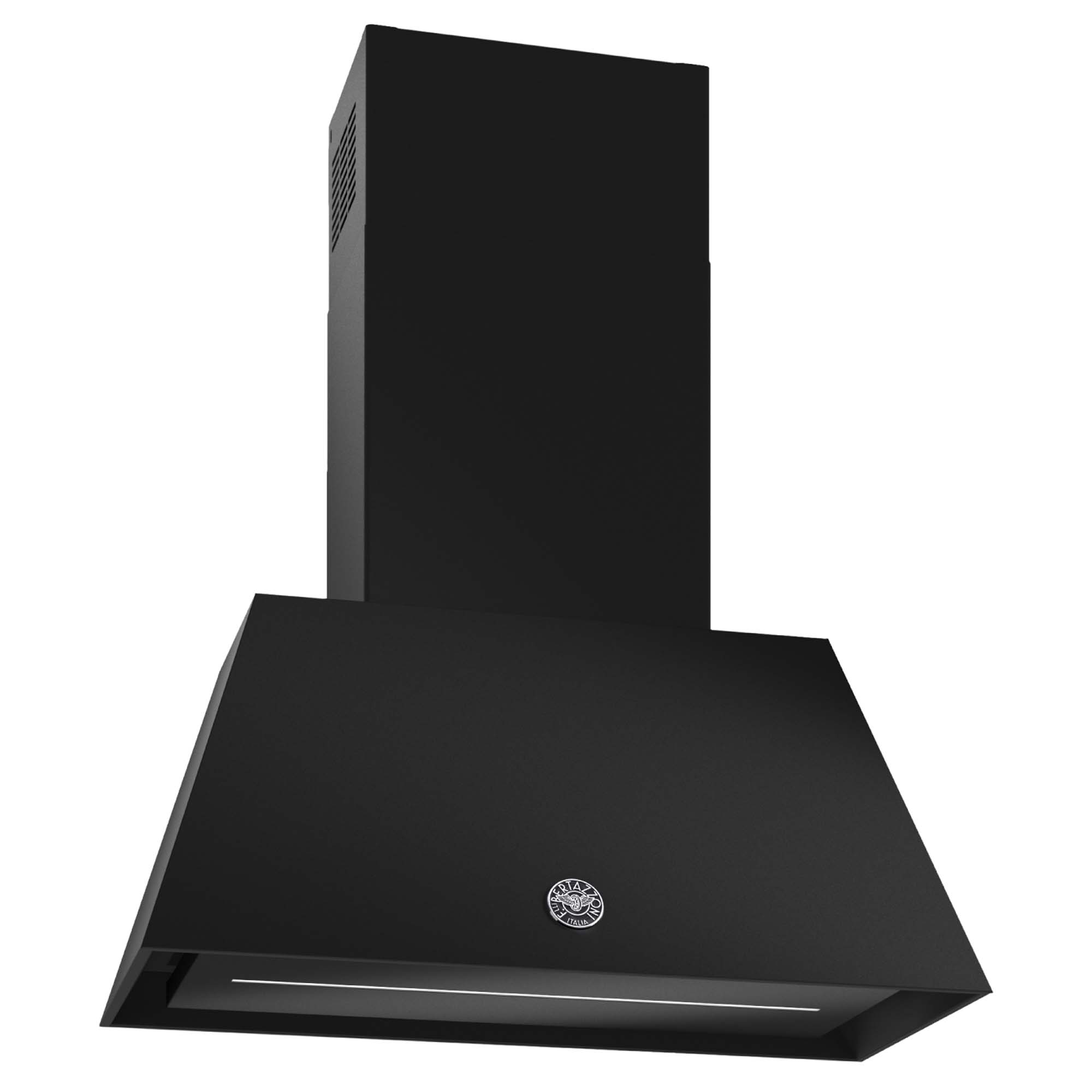 Bertazzoni  70cm Heritage Series Chimney Hood KR70HER1NEDA - Black