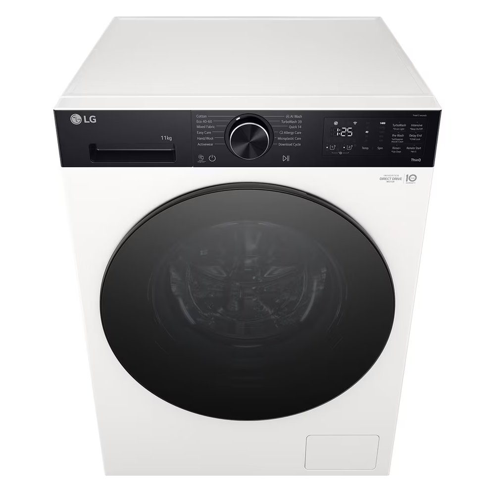 LG Series 5 AI Direct Drive 11kg Autodose Washing Machine F4X5511THB - White LG Series 5 AI Direct Drive 11kg Autodose Washing Machine F4X5511THB - White