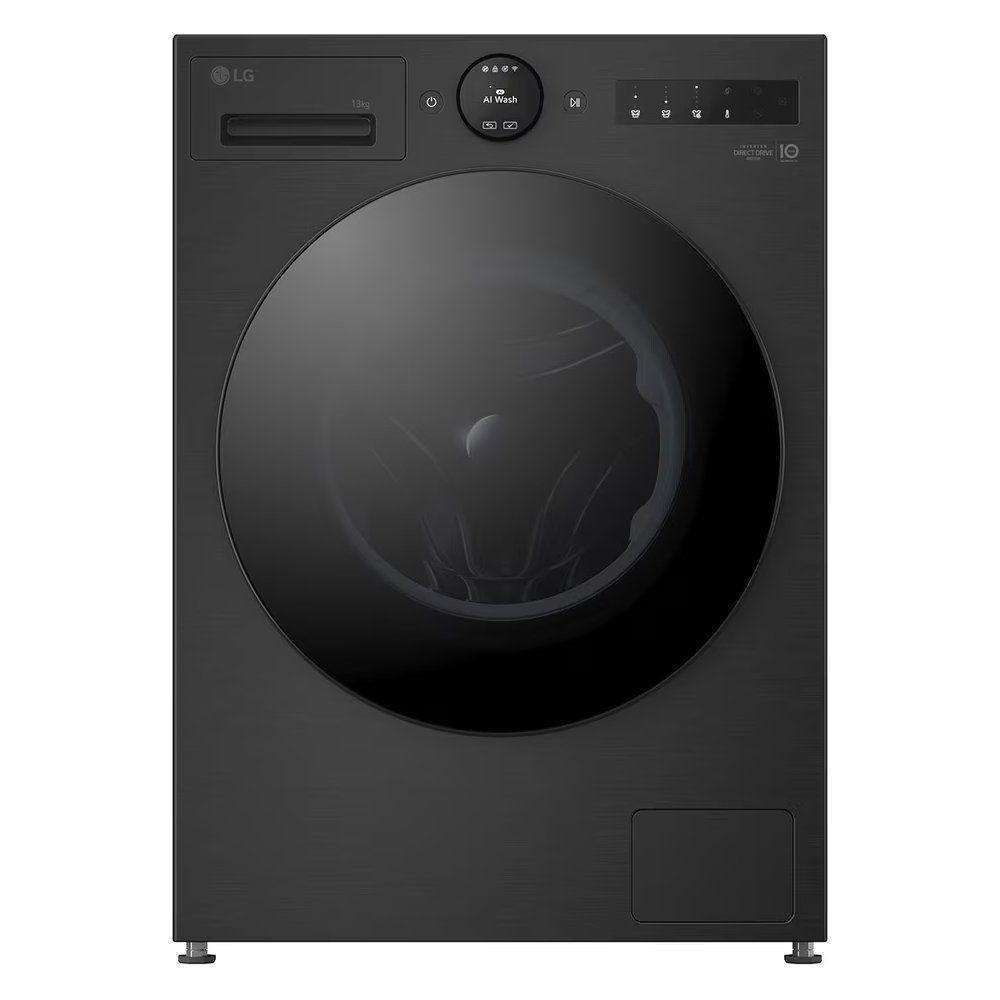 LG Series 7 AI Direct Drive 13kg 1400 Spin Washing Machine F4X7013TBB - Matte Black