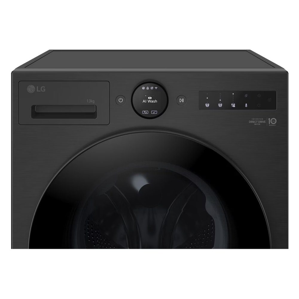 LG Series 7 AI Direct Drive 13kg 1400 Spin Washing Machine F4X7013TBB - Matte Black LG Series 7 AI Direct Drive 13kg 1400 Spin Washing Machine F4X7013TBB - Matte Black