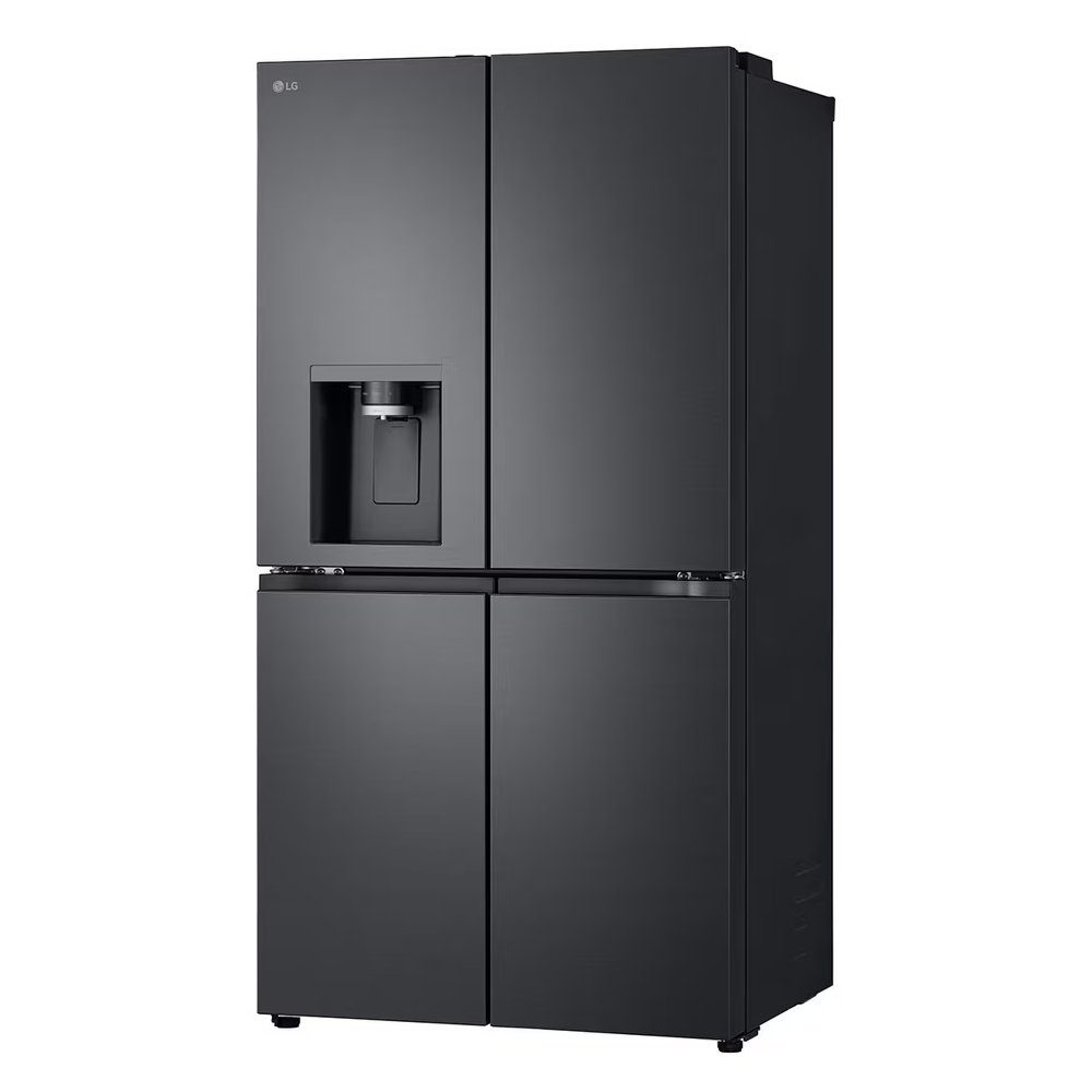 LG French Style Fridge Freezer With Water Dispenser GMF960EV4E - Black Steel LG French Style Fridge Freezer With Water Dispenser GMF960EV4E - Black Steel