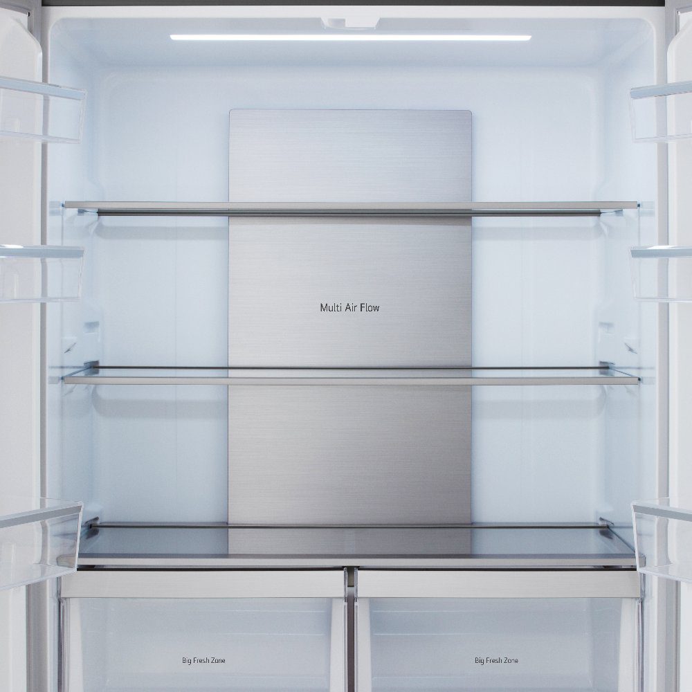 LG French Style Fridge Freezer Non Ice And Water GMM42ABBEH - Black Steel LG French Style Fridge Freezer Non Ice And Water GMM42ABBEH - Black Steel