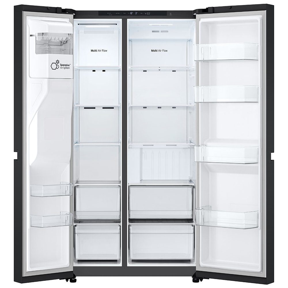 LG American Fridge Freezer Ice & Water GSLC40EPPE - Black Steel LG American Fridge Freezer Ice & Water GSLC40EPPE - Black Steel