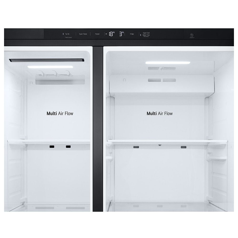 LG American Fridge Freezer Ice & Water GSLC40EPPE - Black Steel LG American Fridge Freezer Ice & Water GSLC40EPPE - Black Steel