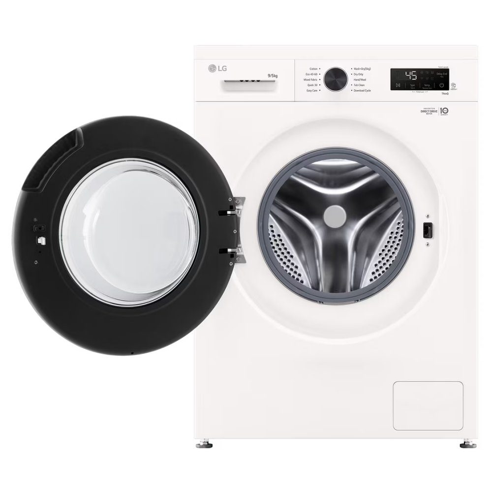 LG Series 2 Direct Drive 9kg Washer Dryer W4X1095NWK - White LG Series 2 Direct Drive 9kg Washer Dryer W4X1095NWK - White