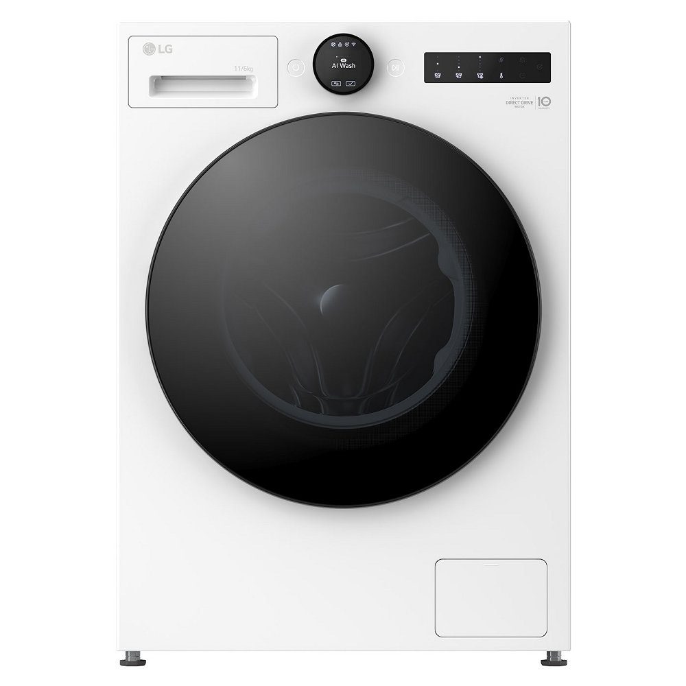 LG Series 7 AI Direct Drive 11kg Washer Dryer W4X7016TWB - White LG Series 7 AI Direct Drive 11kg Washer Dryer W4X7016TWB - White