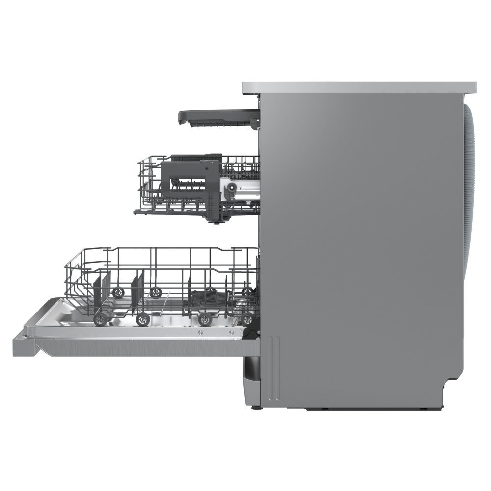 LG Series 5 TrueSteam QuadWash 14 PS WiFi Connected Freestanding Full Size Dishwasher DF273FVS - Silver LG Series 5 TrueSteam QuadWash 14 PS WiFi Connected Freestanding Full Size Dishwasher DF273FVS - Silver