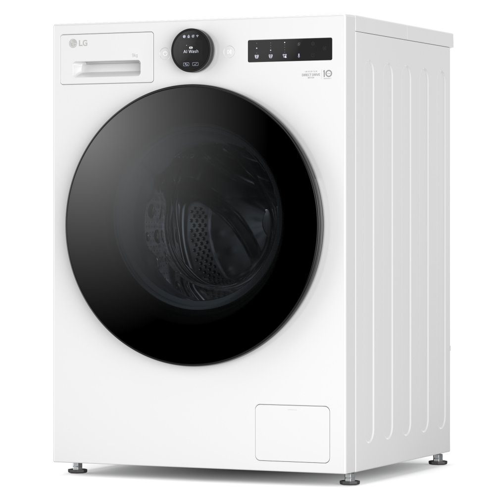 LG Series 7 AI Direct Drive 9kg 1400 Spin Washing Machine F4X7009TWB - White LG Series 7 AI Direct Drive 9kg 1400 Spin Washing Machine F4X7009TWB - White
