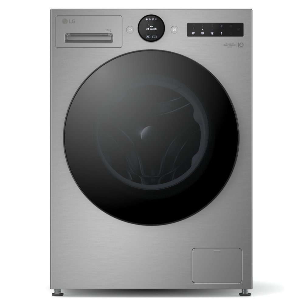 LG Series 7 AI Direct Drive 11kg Autodose Washing Machine F4X7511TSB - Silver