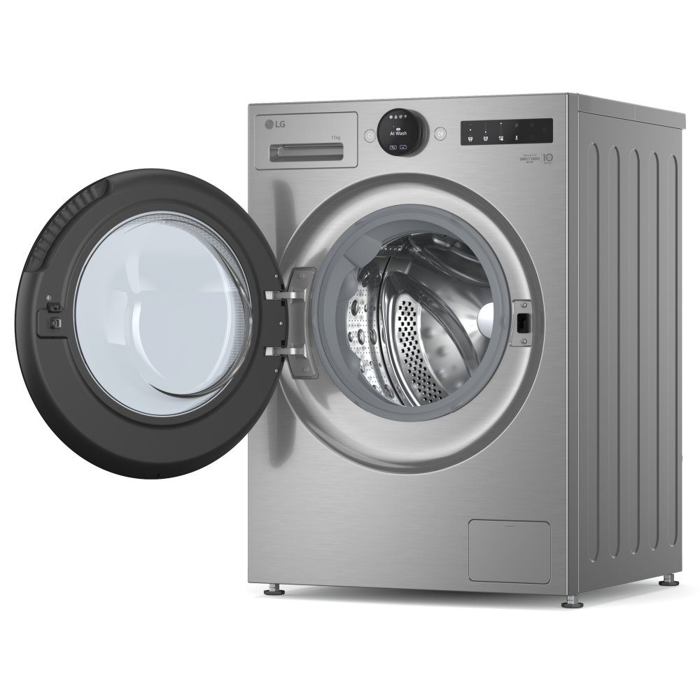 LG Series 7 AI Direct Drive 11kg Autodose Washing Machine F4X7511TSB - Silver LG Series 7 AI Direct Drive 11kg Autodose Washing Machine F4X7511TSB - Silver