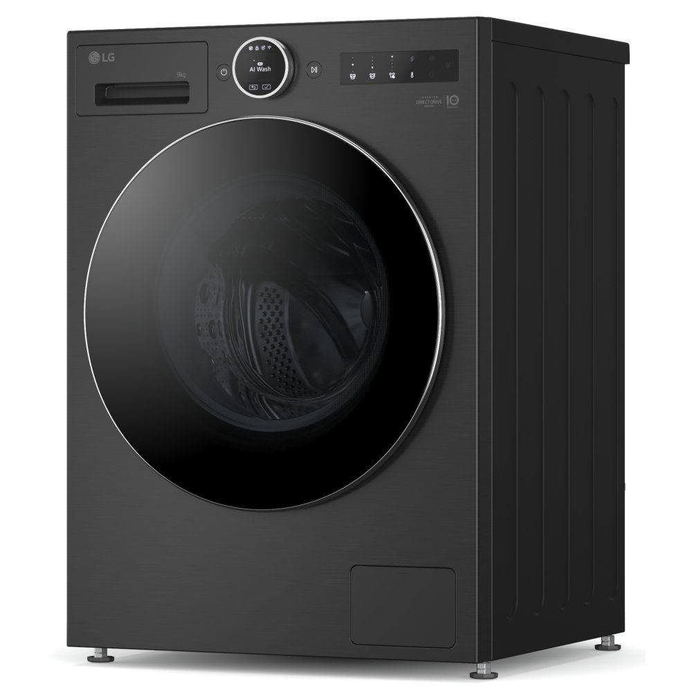 LG Series 9 AI Direct Drive 9kg 1400 Spin Washing Machine F4X9009TBC - Matte Black LG Series 9 AI Direct Drive 9kg 1400 Spin Washing Machine F4X9009TBC - Matte Black
