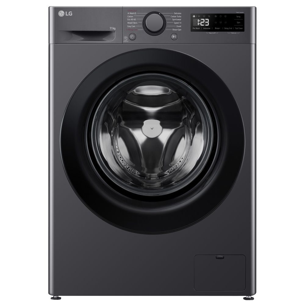 LG Series 4 AI Direct Drive 11kg Washing Machine F4Y511GBLN1 - Slate Grey