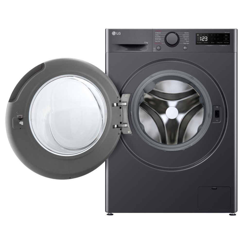LG Series 4 AI Direct Drive 11kg Washing Machine F4Y511GBLN1 - Slate Grey LG Series 4 AI Direct Drive 11kg Washing Machine F4Y511GBLN1 - Slate Grey