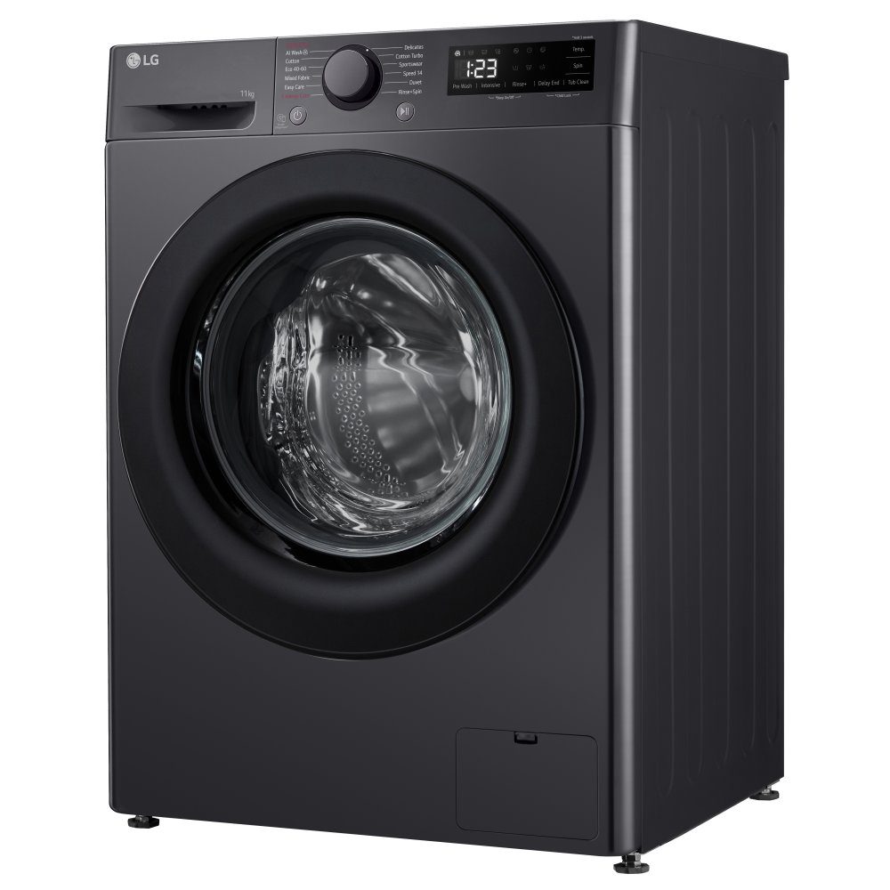 LG Series 4 AI Direct Drive 11kg Washing Machine F4Y511GBLN1 - Slate Grey LG Series 4 AI Direct Drive 11kg Washing Machine F4Y511GBLN1 - Slate Grey