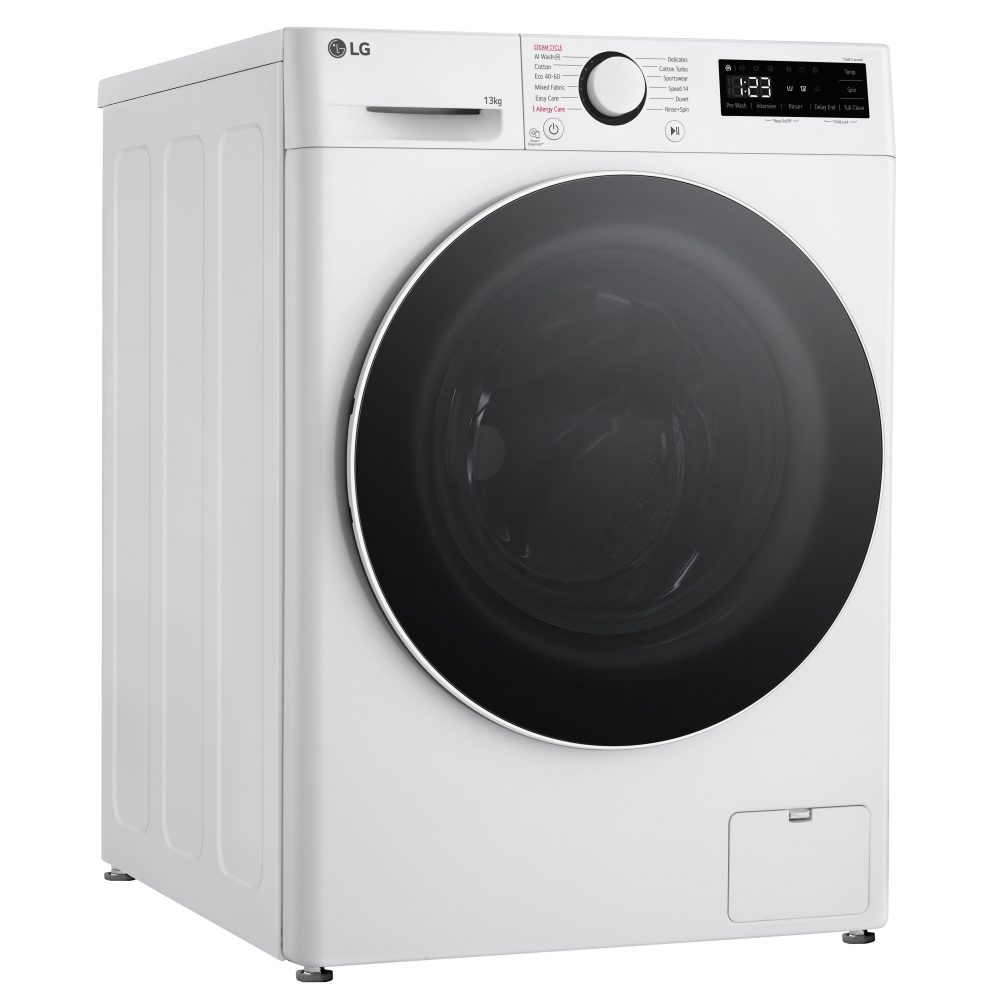 LG Series 4 AI Direct Drive 13kg Washing Machine F4Y513WWLN1 - White LG Series 4 AI Direct Drive 13kg Washing Machine F4Y513WWLN1 - White