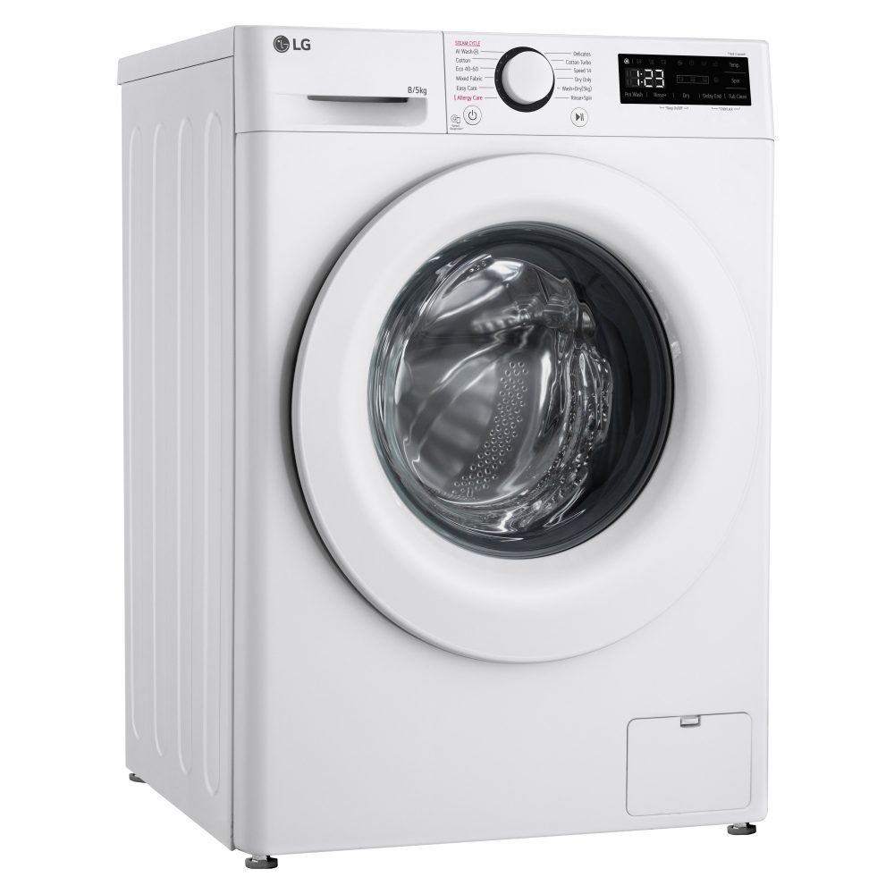 LG Series 3 Counter-Depth MAX 8kg Washer Dryer FWY385WWLN1 - White LG Series 3 Counter-Depth MAX 8kg Washer Dryer FWY385WWLN1 - White