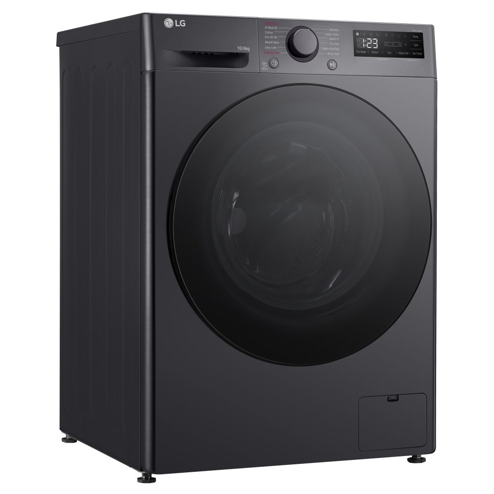 LG Series 4 AI Direct Drive 10kg Washer Dryer FWY606GBLN1 - Slate Grey LG Series 4 AI Direct Drive 10kg Washer Dryer FWY606GBLN1 - Slate Grey