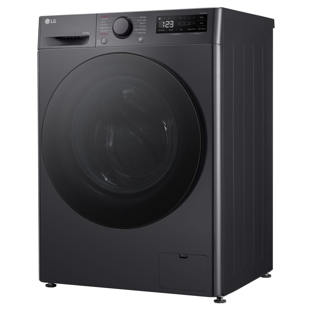 LG Series 4 AI Direct Drive 10kg Washer Dryer FWY606GBLN1 - Slate Grey LG Series 4 AI Direct Drive 10kg Washer Dryer FWY606GBLN1 - Slate Grey