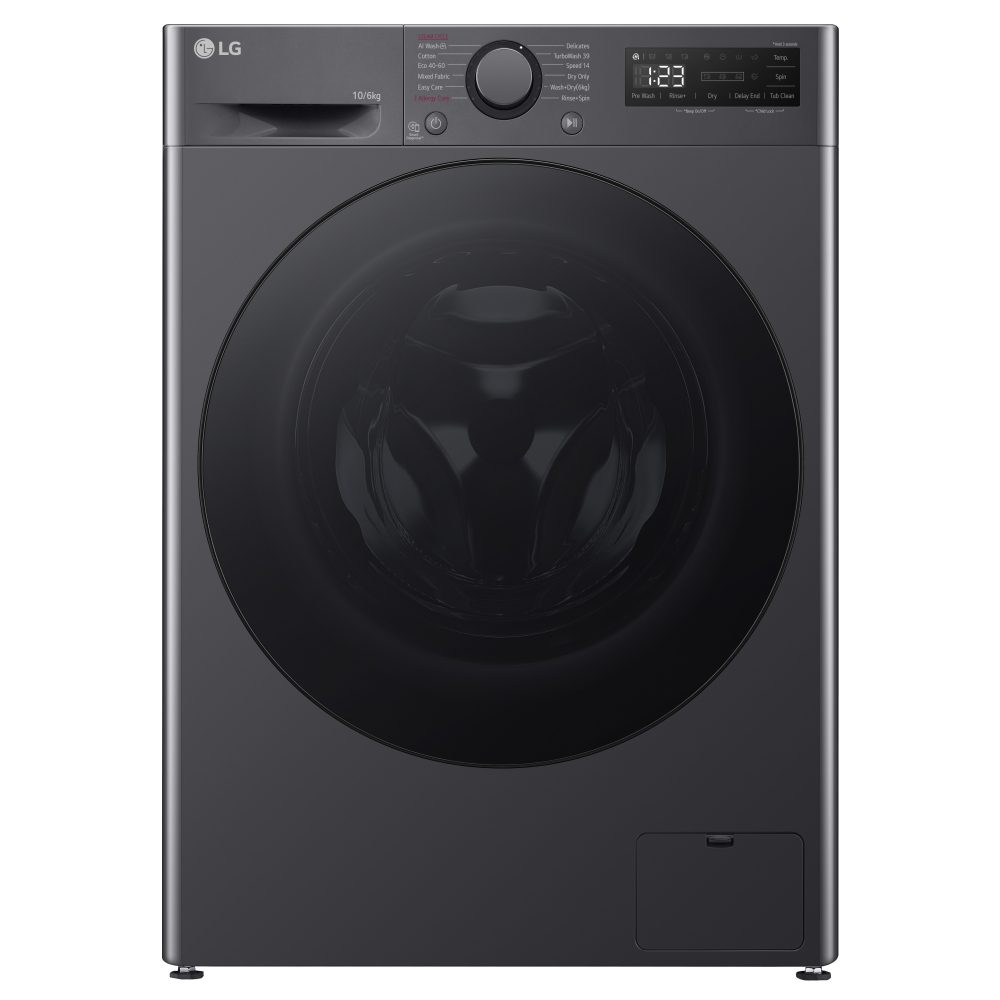 LG Series 4 Pro AI Direct Drive 10kg Washer Dryer FWY706GBTN1 - Slate Grey