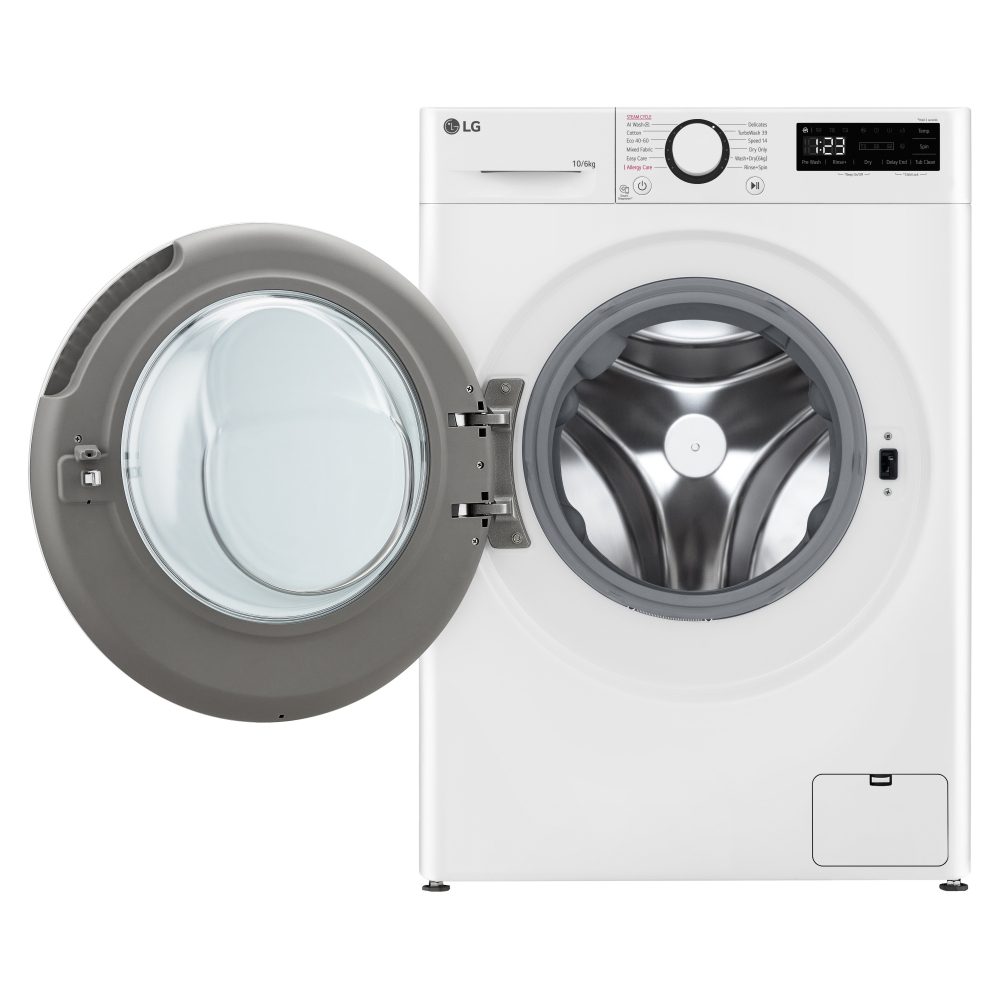 LG Series 4 Pro AI Direct Drive 10kg Washer Dryer FWY706WWTN1 - White LG Series 4 Pro AI Direct Drive 10kg Washer Dryer FWY706WWTN1 - White