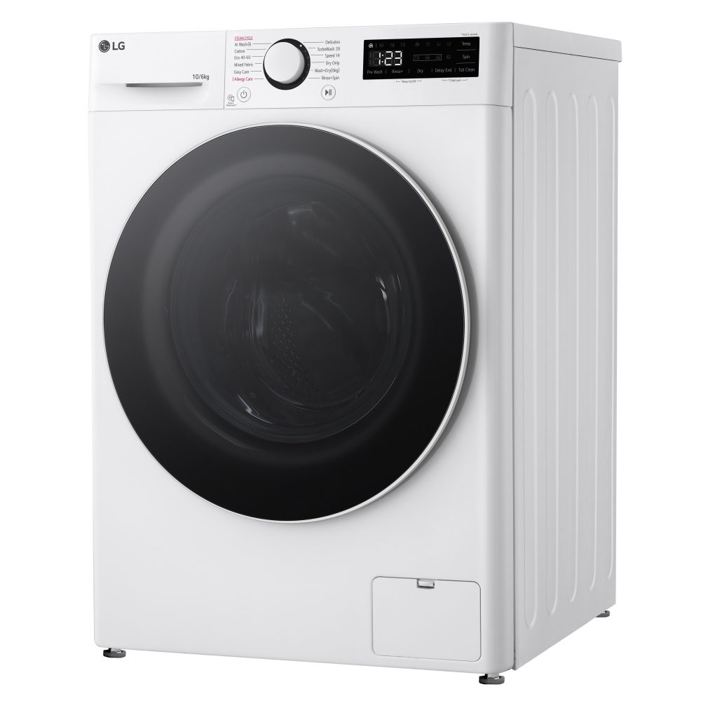 LG Series 4 Pro AI Direct Drive 10kg Washer Dryer FWY706WWTN1 - White LG Series 4 Pro AI Direct Drive 10kg Washer Dryer FWY706WWTN1 - White